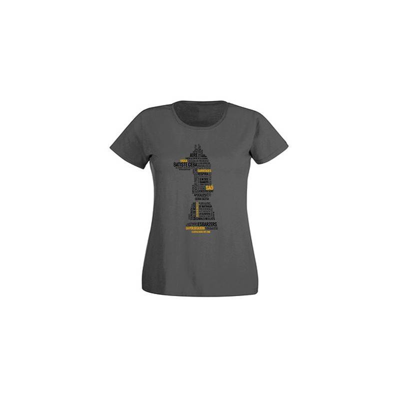 Camiseta gris chica "Cançons"
