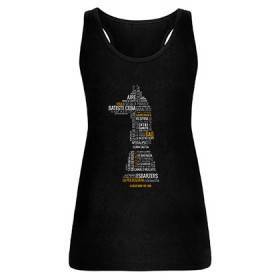 Camiseta nega chica tirantes"Cançons"