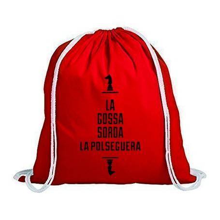 Mochila roja "Logo La Polseguera"