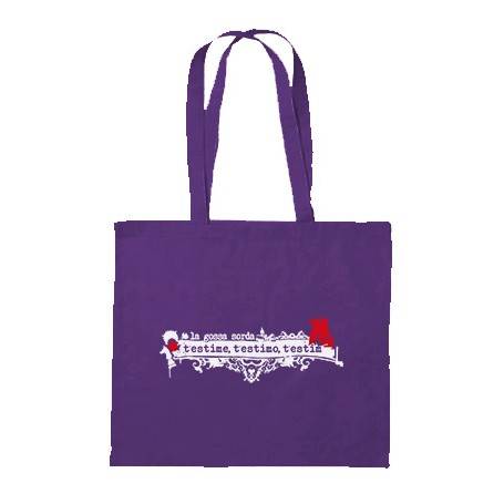 Borsa de tela "T’estime, T'estimo, T’estim"