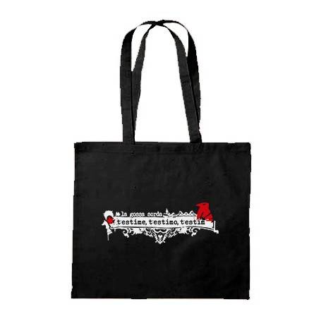 Borsa de tela "T’estime, T'estimo, T’estim" 2