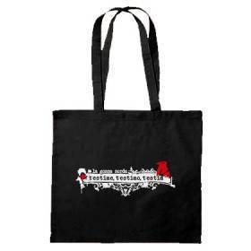 Borsa de tela "T’estime, T'estimo, T’estim"