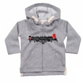 Dessuadora bebè "T’estime, T'estimo, T’estim"