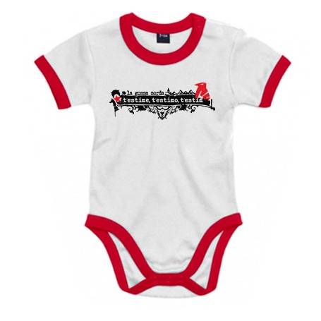 Bodi bebè amb rivet "T’estime, T'estimo, T’estim"