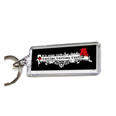 Llavero acrílico "T’estime, T'estimo, T’estim"