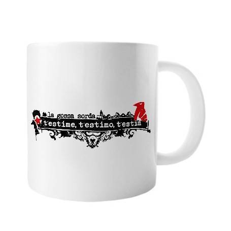 Taza cerámica "T’estime, T'estimo, T’estim"