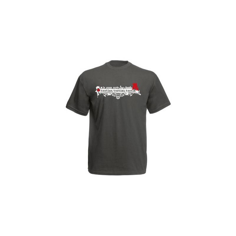 Camiseta gris chico "T’estime, T'estimo, T’estim"