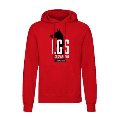 Sudadera roja chico "L'Última Volta En Concert"