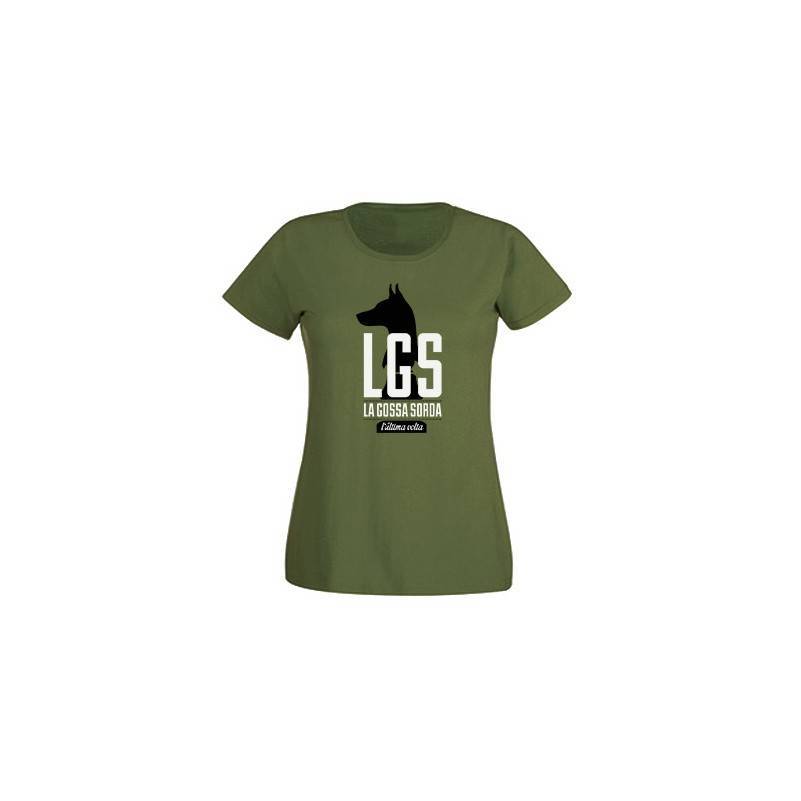 Camiseta verde militar chica "L'Última Volta En Concert"