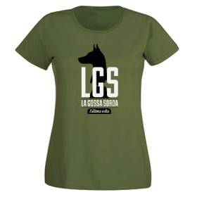 Camiseta verde militar chica "L'Última Volta En Concert"