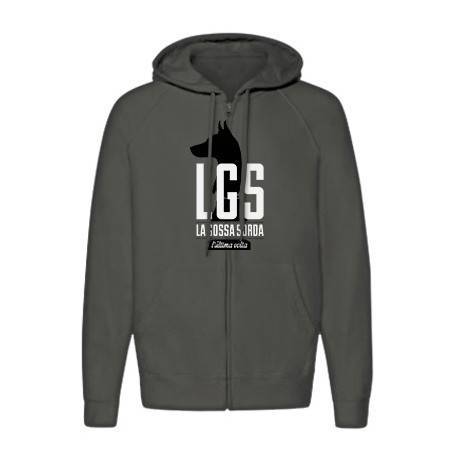 Sudadera cremallera gris chico "L'Última Volta En Concert"