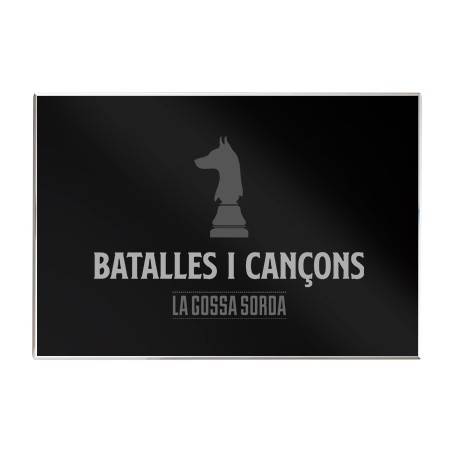 Imán acrílico "Batalles i Cançons"