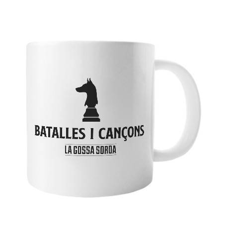 Taza cerámica "Batalles i Cançons"