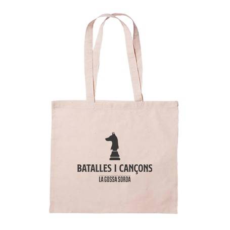 Borsa de tela "Batalles i Cançons" 2