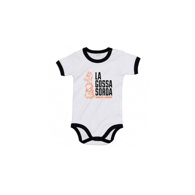 Body bebé con ribete "Dibuix Batalles”"