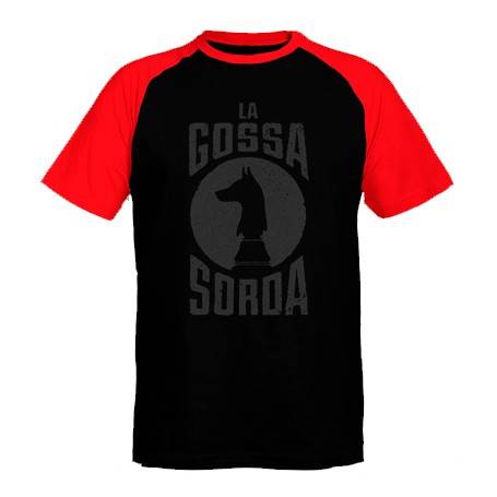 Camiseta ranglan mangas rojas "Logo Batalles"