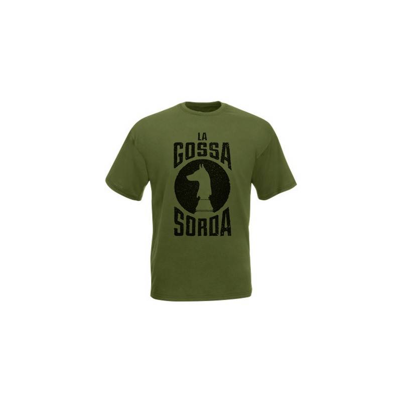 Camiseta verde militar chico "Logo Batalles"