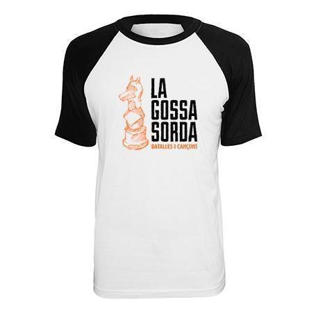 Camiseta ranglan manga negra "Dibuix Batalles"
