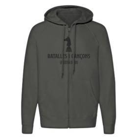 Sudadera cremallera "Batalles i Cançons"