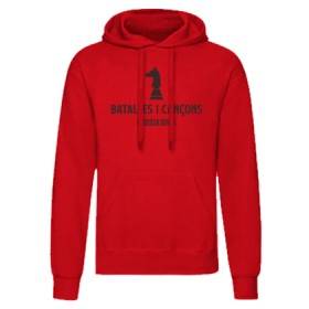 Sudadera roja chico "Batalles i Cançons"