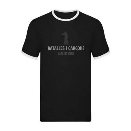 Camiseta con ribete "Batalles i Cançons"