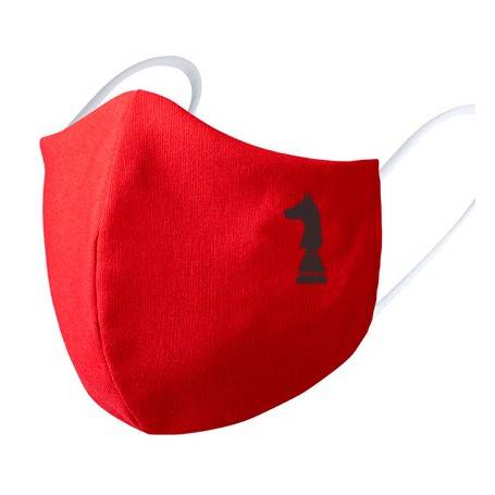 Mascarilla roja "Logo"