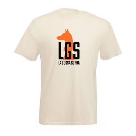 Camiseta negra chico "Logotipo naranja" 2