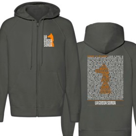 Sudadera cremallera con trasera "Esbarzers"