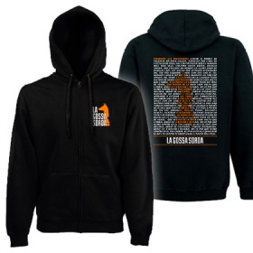 Sudadera cremallera con trasera "Esbarzers"