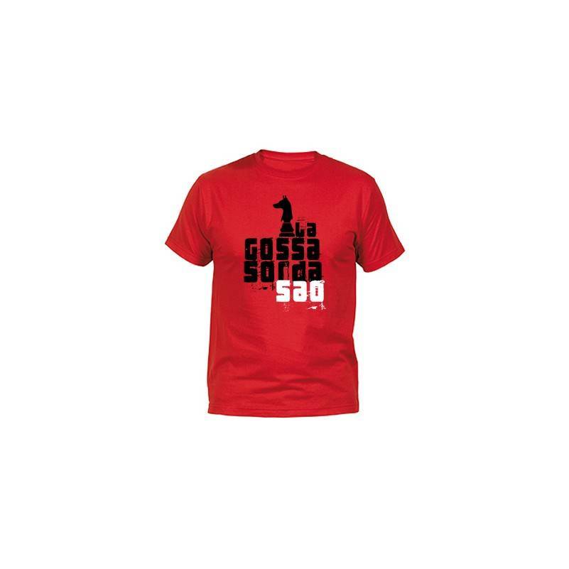 Camiseta roja chico "Logo Saó"