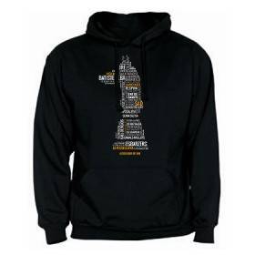 Sudadera negra chico "Cançons"