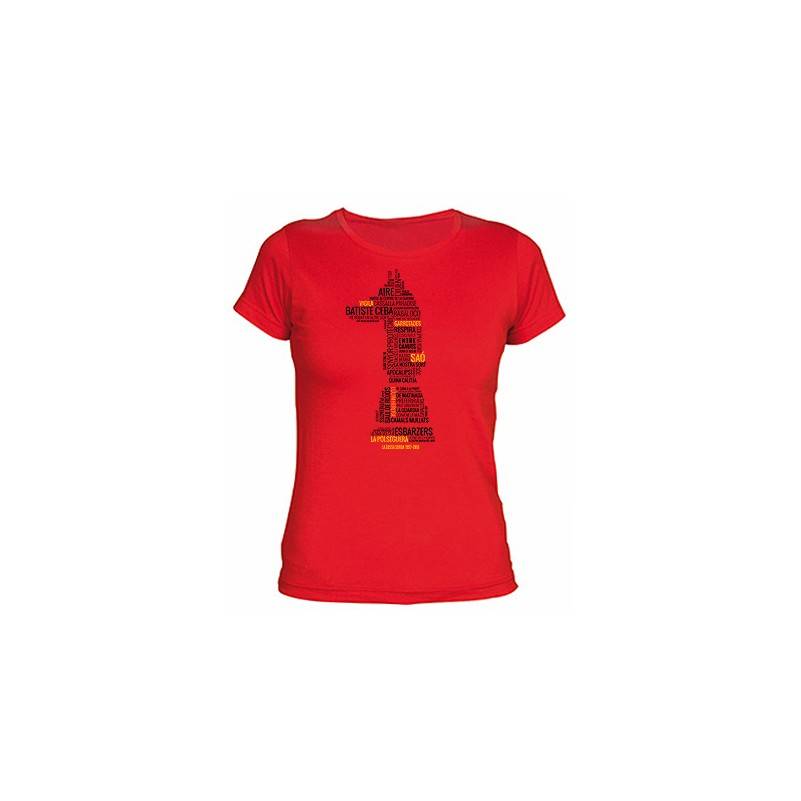 Camiseta roja chica "Cançons"