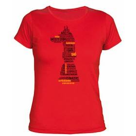 Camiseta roja chica "Cançons"