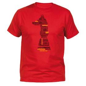 Camiseta roja chico "Cançons"