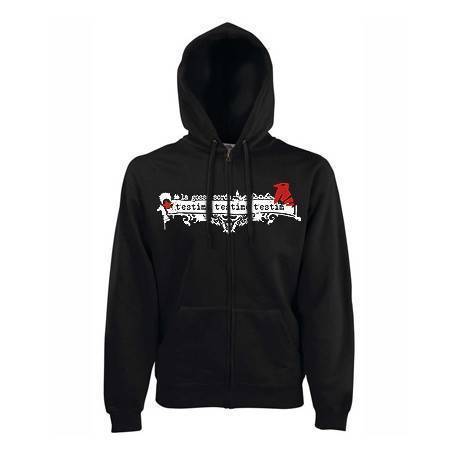 Sudadera cremallera chico gris "T’estime, T'estimo, T’estim" 2