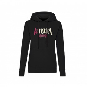 Sudadera negra "Logotipo color"