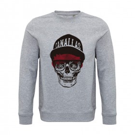Sudadera de algodón orgánico "Canallas" + trasera "La Kruel"