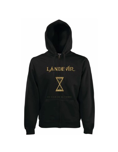 Sudadera cremallera "Portada reloj"