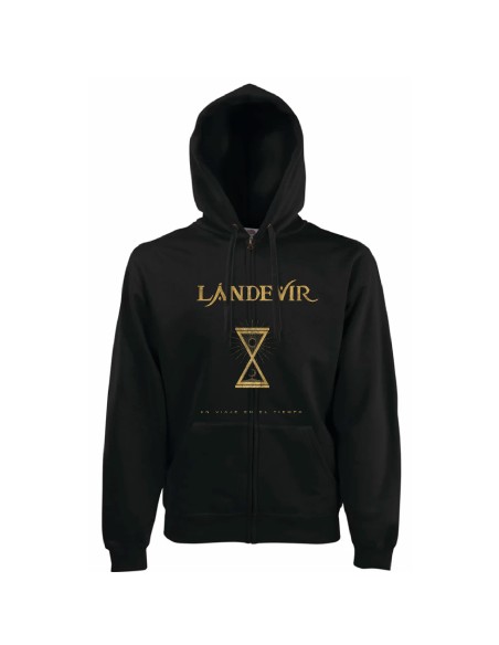 Sudadera cremallera "Portada reloj"