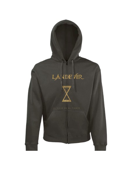 Sudadera cremallera "Portada reloj"