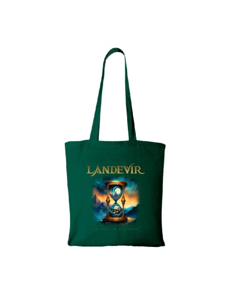 Bolsa de tela "Skull hourglass"