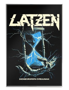 Imán acrílico "Portada Denboraren Orbainak"