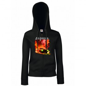 Sudadera cremallera "Ficción"