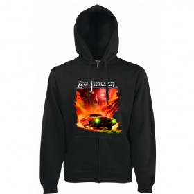 Sudadera cremallera "Ficción"