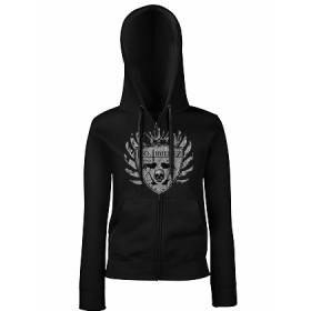 Sudadera cremallera "Escudo Gris"