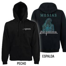 Sudadera cremallera con trasera "Logo + Mesías"