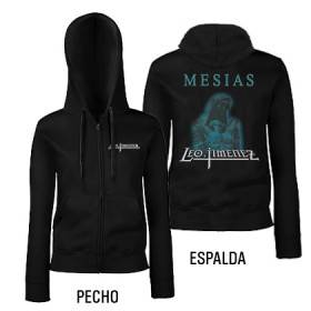 Sudadera cremallera con trasera "Logo + Mesías"
