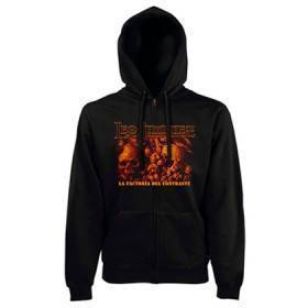 Sudadera cremallera "Cráneos Factoría"