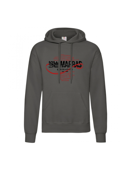 Sudadera "Logo Rebobinando" delantera + trasera