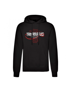 Sudadera "Logo Rebobinando" delantera + trasera